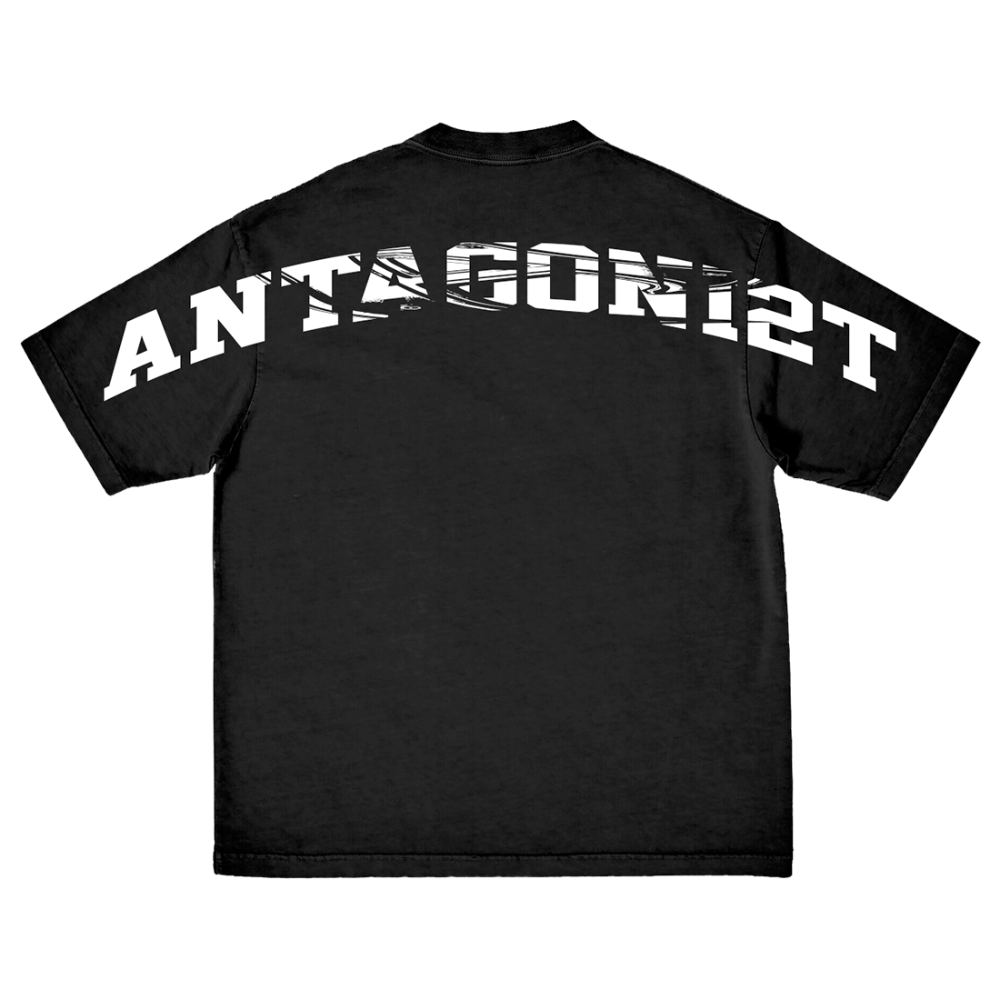 ANTAGONI2T Black T-Shirt Back