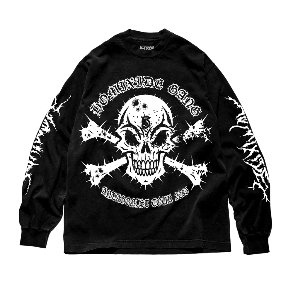 HXG Skull & Bones Long Sleeve Front 