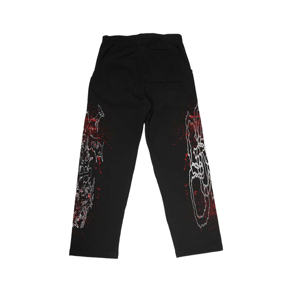 XGorecore Bloody Sweatpants Back