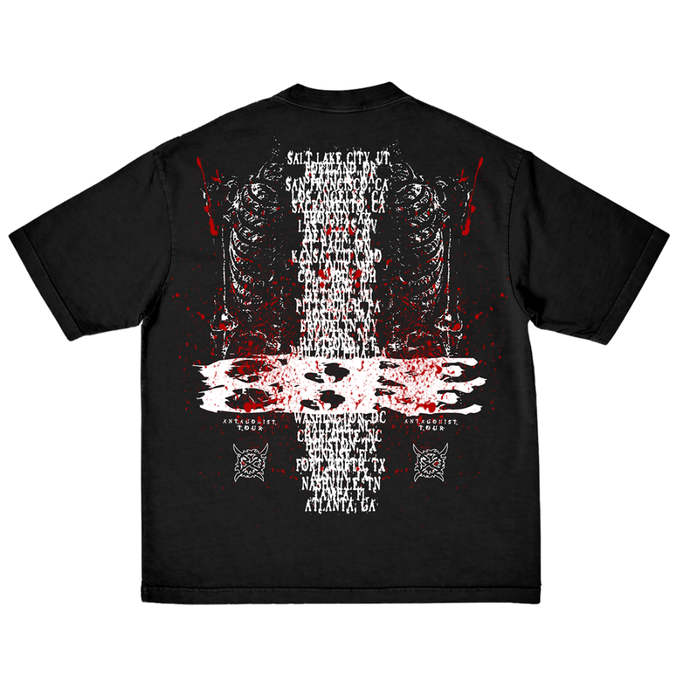 XFaces Tour T-Shirt Back 