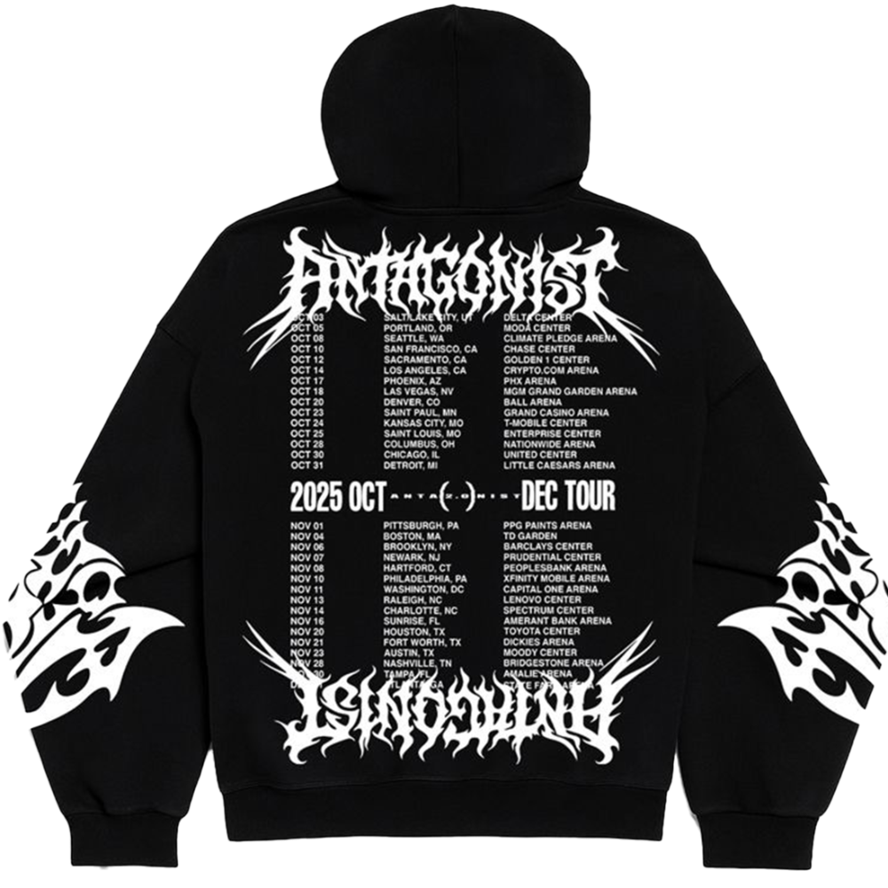 APR Antagonist Eyes Tour Hoodie Back