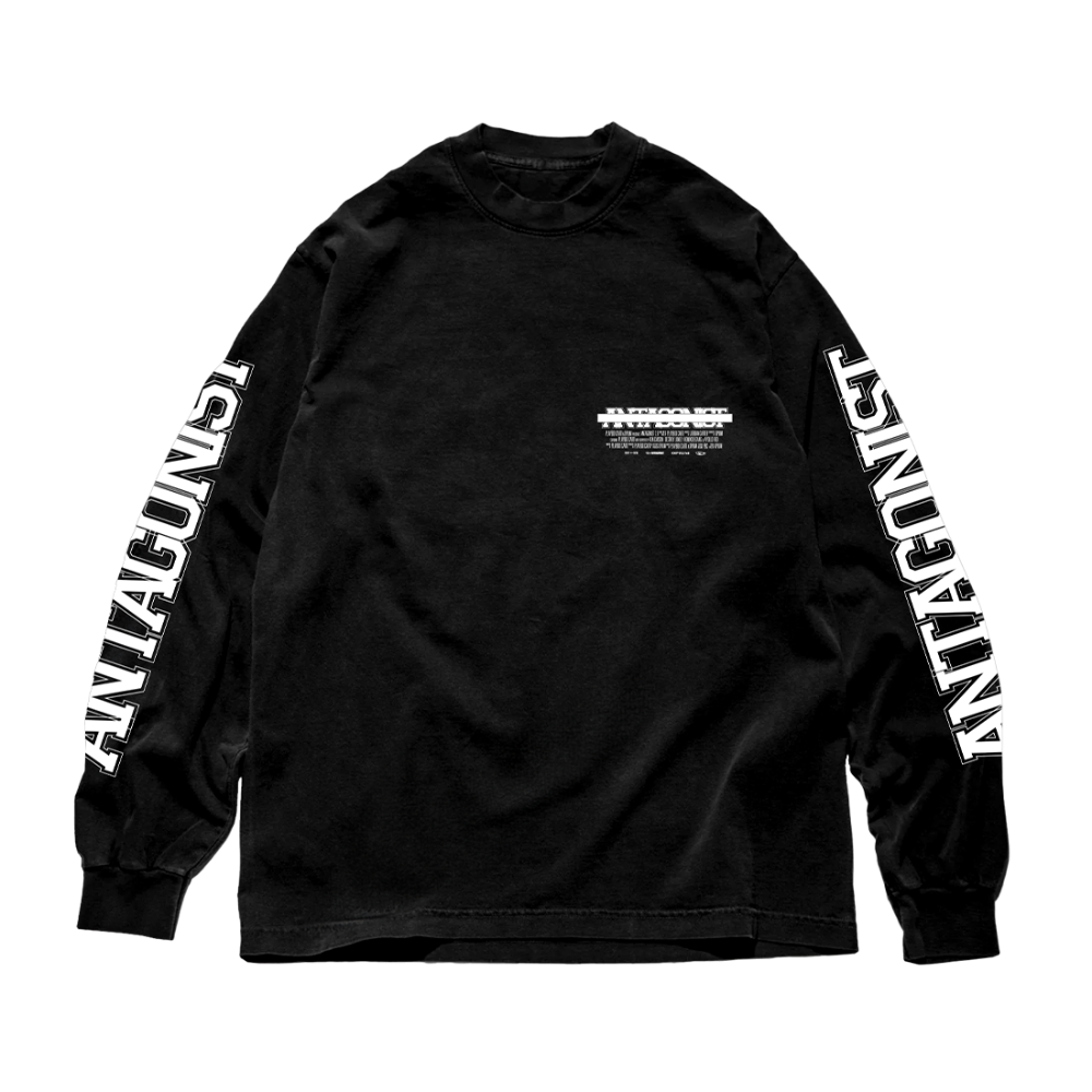 Antagonist 2.0 00 Black Long Sleeve Front 