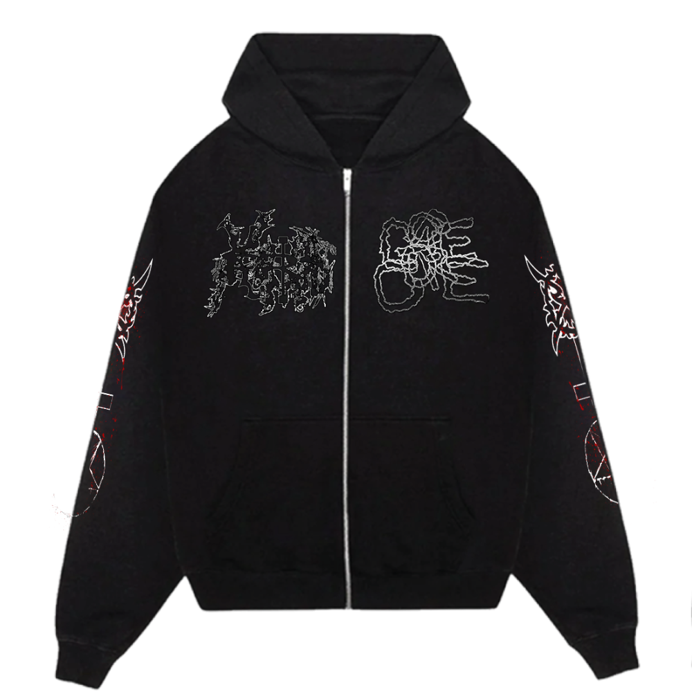 XPeriment Gorecore Zip Hoodie Front 