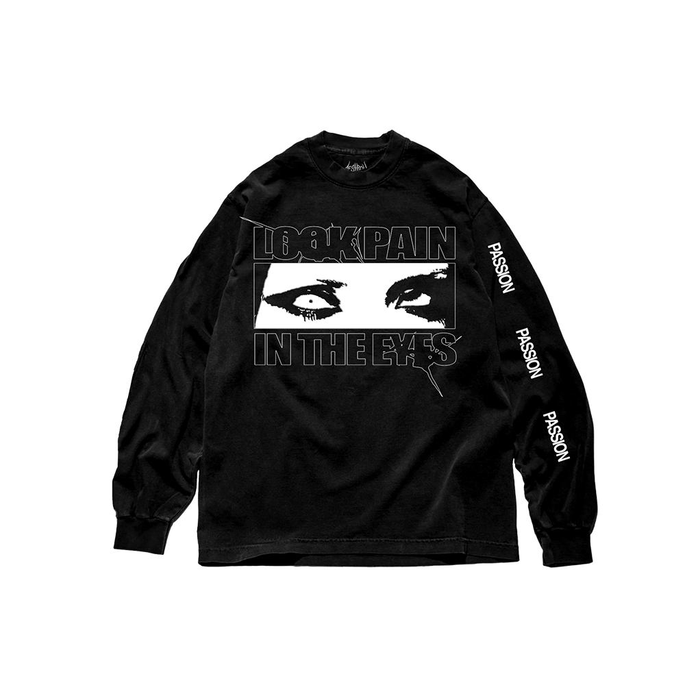 Look Pain in The Eye Long Sleeve Front 