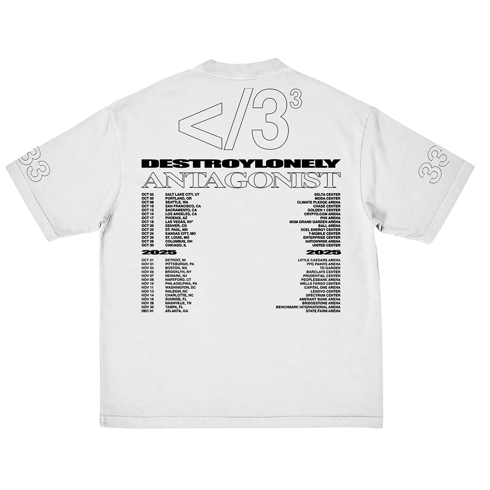 Cyber Spam Tour T-Shirt Back